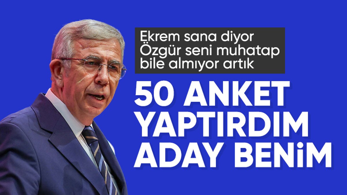 Mansur Yavaş: Anketlerin hepsinde birinci çıkıyorum