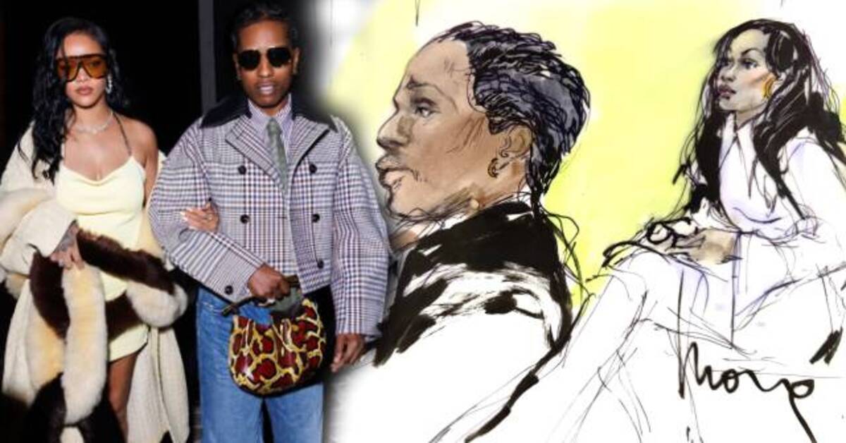 Sevgilisi ASAP Rocky’ye destek olmak için Rihanna da mahkeme salonunda