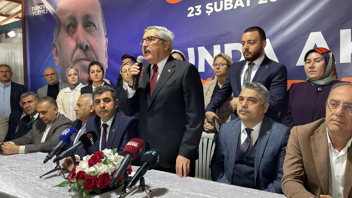 AK Parti Genel Başkan Yardımcısı Hüseyin Yayman: Cumhurbaşkanı adayımız Recep Tayyip Erdoğan!
